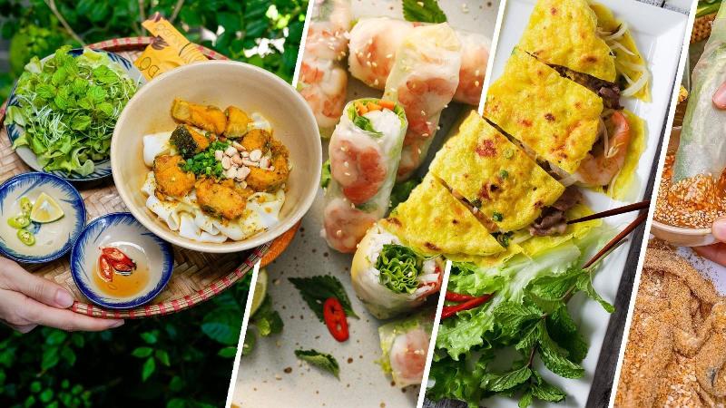Mì Quảng tôm thịt đặc trưng của Đà Nẵng, món ăn không thể bỏ qua khi khám phá ẩm thực địa phương.